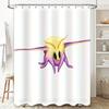 Cute Moth Shower Curtain Forest Animal Bathroom Decor Nature Lover Gift Home Decor Woodland Shower Curtain Set Vintage Aesthetic