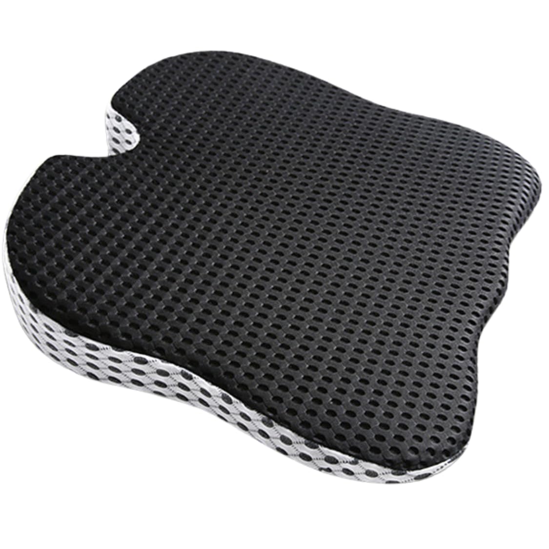 

Large Car Seat Cushion for Back Dining Memory Includes CC1 Pain, Room, Driver s Seat, Foam, Non-Slip, Breathable, Washable, Strap, (Black)