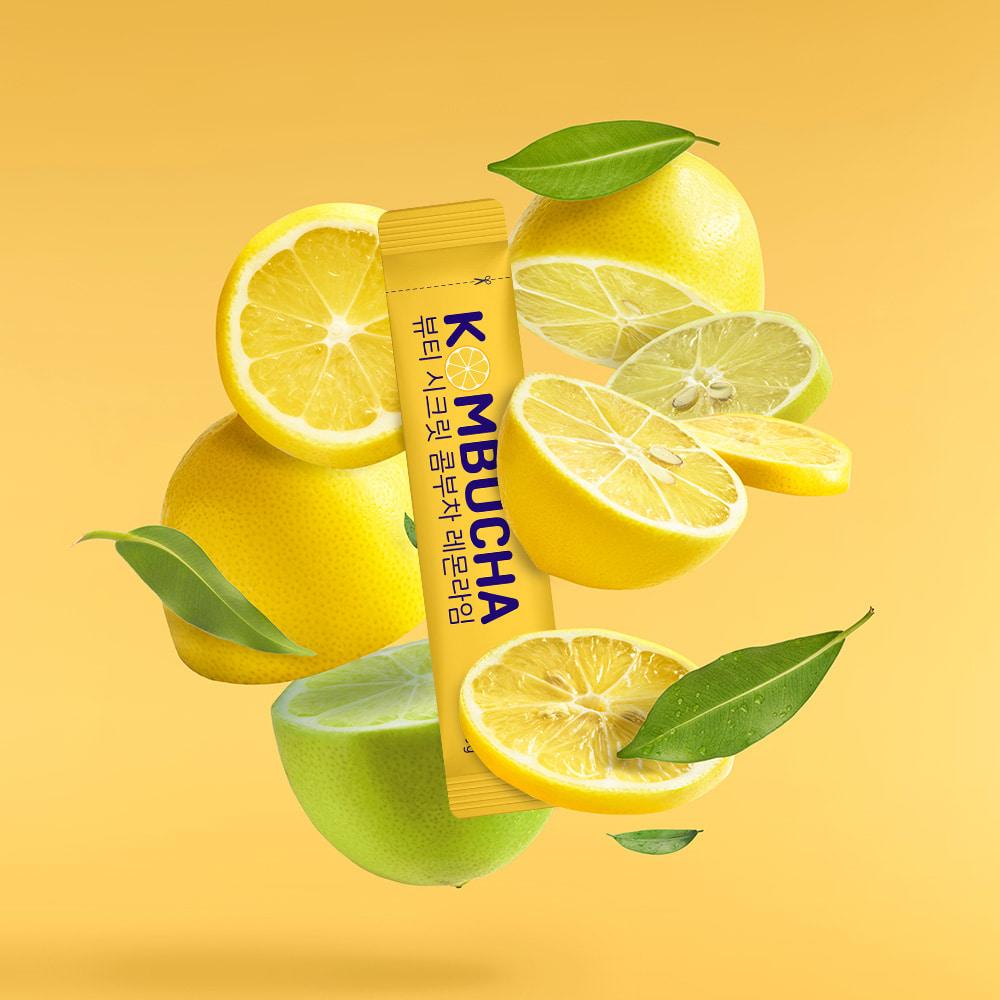 Bottu Beauty Secret Kombucha Lemon Lime 30 packets, 3 boxes