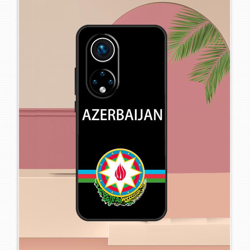 Azerbaijan Flag Coat of Arms Case For Honor Magic 5 6 7 8 Pro Honor 400 Lite 200 X9c X9b X9a X8b X8a X8c 50 70 90 Cover