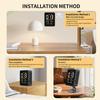 5-in-1 Air Quality Monitor Temperature and Humidity Monitor PM2.5, PM1.0, PM10 Infrared Dust Air Quality Monitor Type-C Port