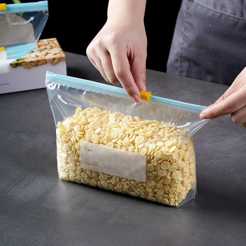 Cross-border Fresh-keeping Zipper Bags for Food Storage - Widened Design for Fridge and Freezer
