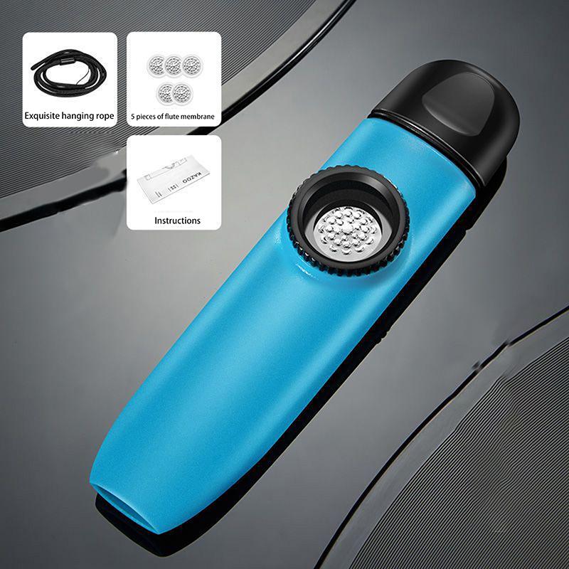 British Themed Musical Whistle Toy; Compact ABS Kazoo Flute; Easy Learning Instrument for Kids