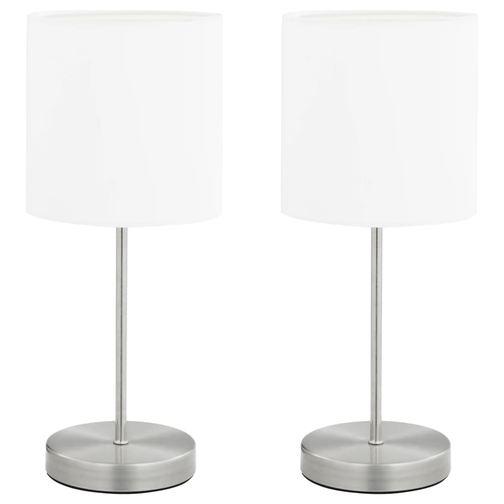 Table Lamps 2 pcs Touch Sensor White E14