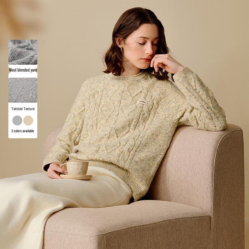 Inman Women's Retro Cable Knit Sweater