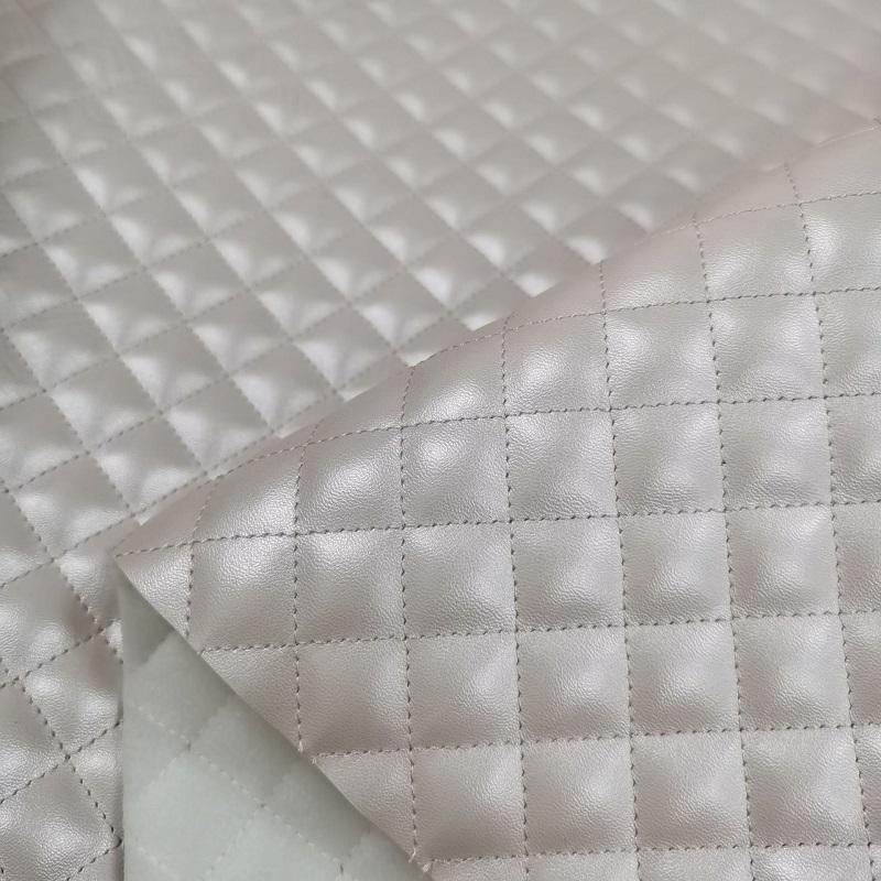 90*140cm Silná houba Umělá PU kůže Látka Vyšívaná DIY Interiér auta Čalounění Čelo postele Nábytek Materiál na tašky na boty