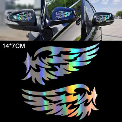 Vzor Andělských Křídel Venkovní Reflexní Auto Motocykl Karoserie/Nárazník/Kapota/Polepy Okno/Škrábanec Samolepka KTY