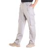 FR Pants for Men, 100% Cotton, Flame-Resistant Cargo Pants with Multi-Pockets and Elastic Waist, Reinforced Tear-proof Stitching, Ideal for Welding