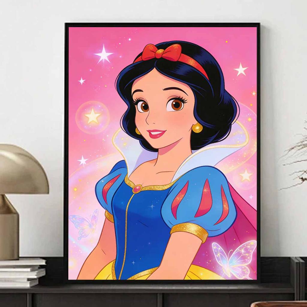 Disney themed Snow White diamond painting kit handmade diy home decoration for beginners and craft lovers