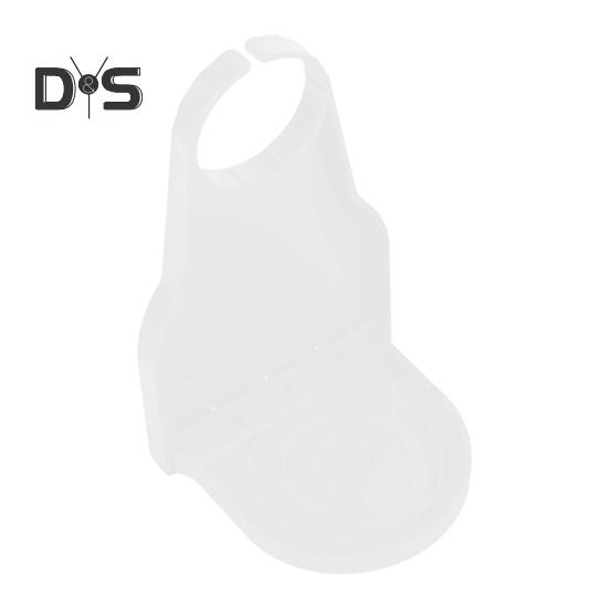 

Держатель для стакана для моющего средства для стирки Предотвращает проливание Подходит для большинства бутылок Складная конструкция Экономящий место органайзер для прачечной белый