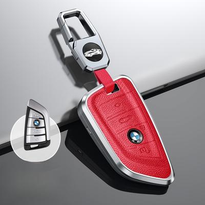Adecuado para Funda de Llave BMW Serie 5 530li Nueva Serie 3 325li Hoja X1x2x3x4x5 Funda de Llave de Coche