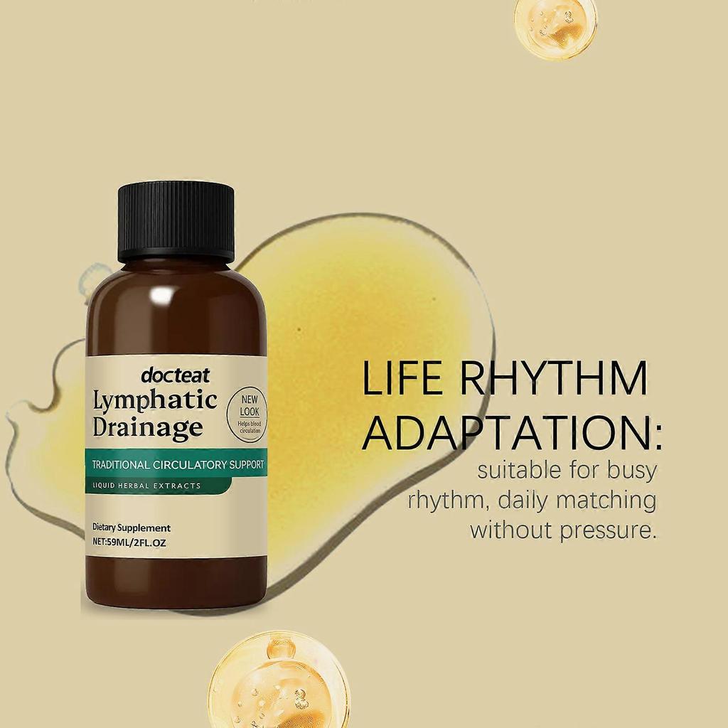 Lymphdrainage 59ml für Männer Frauen Körperpflege Unterstützung
