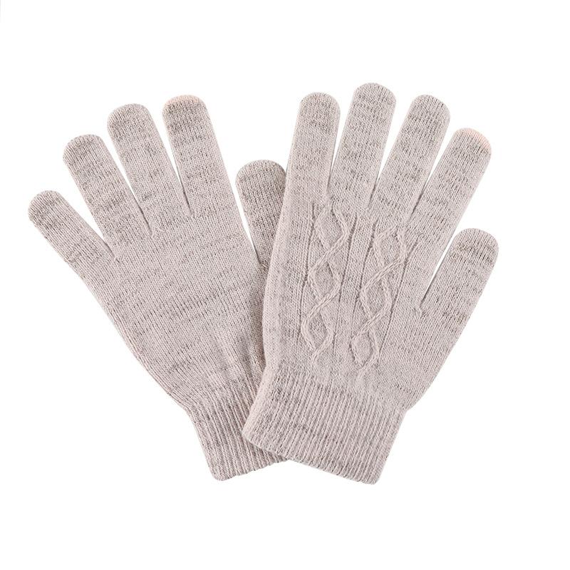 Winter Outdoor Antibacterial Protective Gloves Women's Light and Breathable Knitted Gloves Men's Riding Adult Gloves