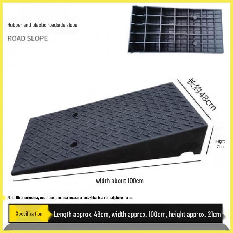Portable Rubber Plastic Curb Ramp Step Pad