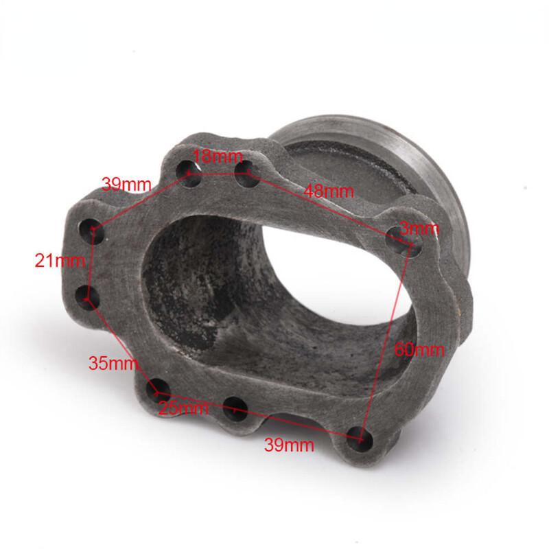 Car T25 T28 GT25 Turbocharger 8 Point 2.5" V-band Flange  Exhaust Manifold Converter Adapter