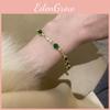 Geometric Resin Bracelet With Gold Plating For Women Office Casual Wear