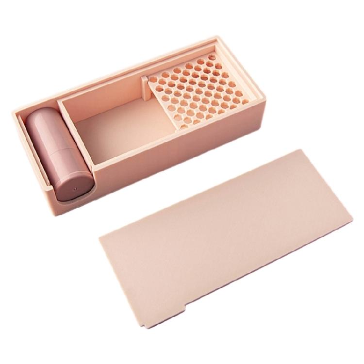 Anti Spill Corn Starch Box With Detachable Grid And Brush Mess Free Craft Tool For Jewelry Making Supplies