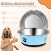 2 Pack Dog Bowl Stainless Steel Pet Feeding Bowl with Non Slip Silicone Base 860ml and 1560ml Large Capacity Dog Food Water Bowl