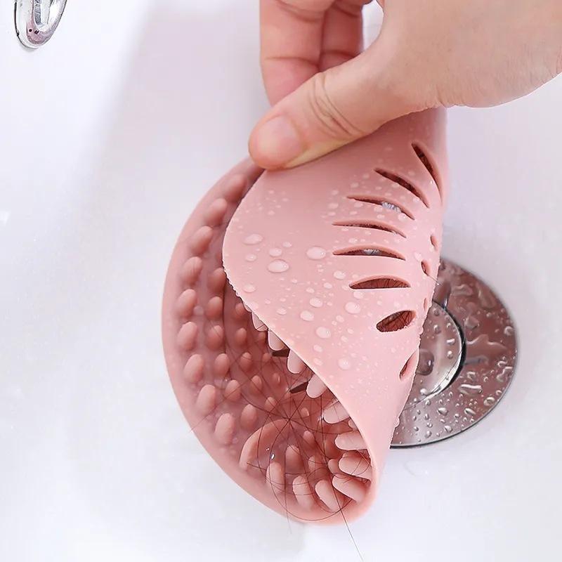 1PCS Sewer Filter Hair Floor Drain Bathroom Anti Hair Kitchen Toilet Bathroom Cover Magic Tool Sink Anti Clogging