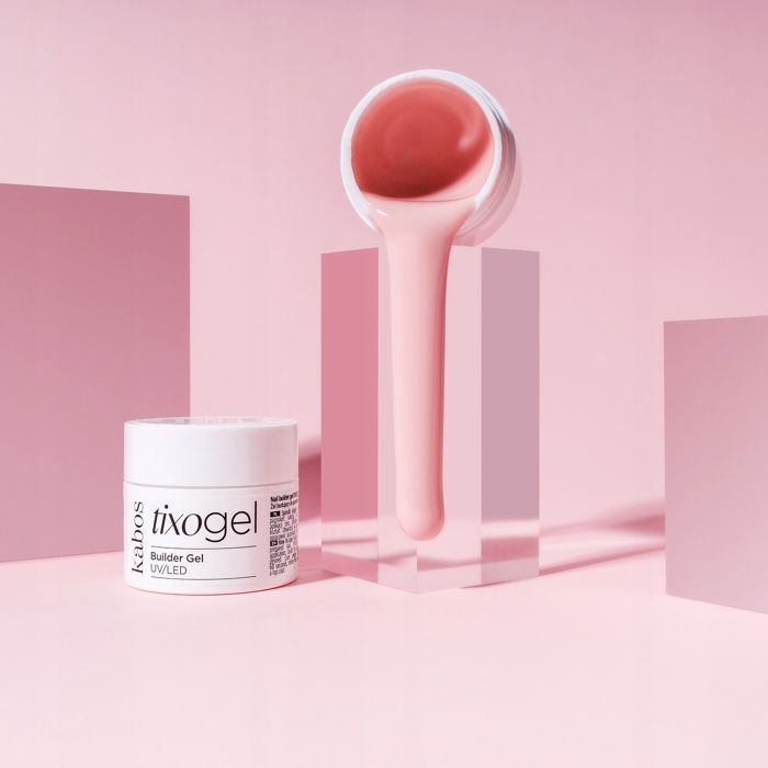 Gel de construction UV LED Kabos Tixogel Light Blush 15 g