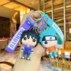 Latest Anime Naruto Figure Sasuke Kakashi Gaara Itachi Uchiha Q Version Adorable Keychain Backpack Decoration Pendant Present