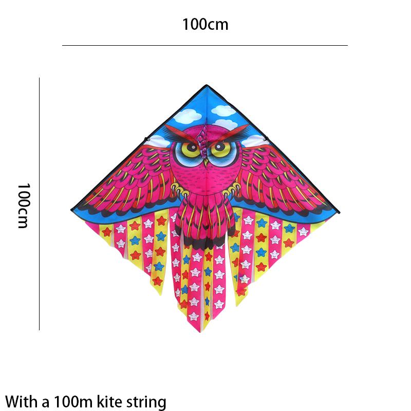 Childrens 1 Kite Meter Multitail Cartoon Print Breeze Easy To Fly Flying Toy