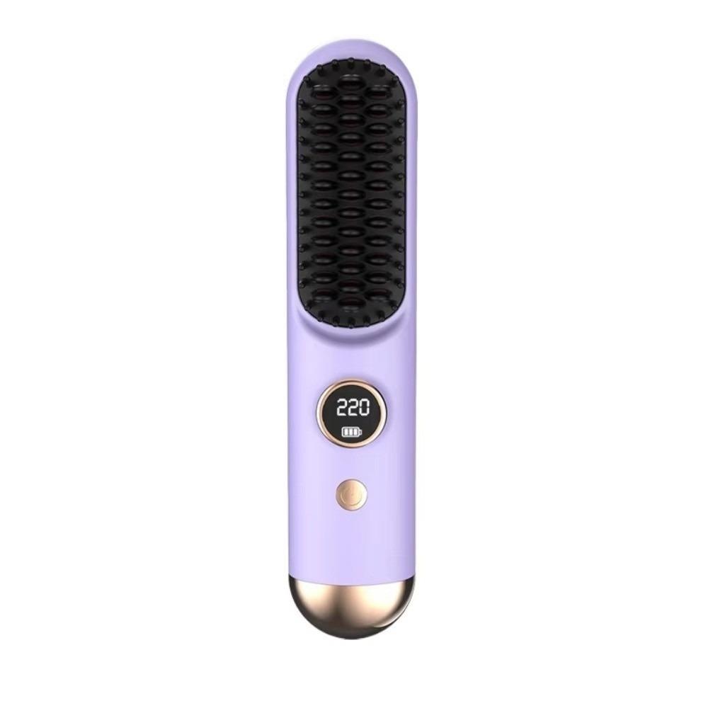 Anti-Scald Protection Heating Comb 9 Temp Settings Negative Ion Styling Tool  Travel фиолетовый
