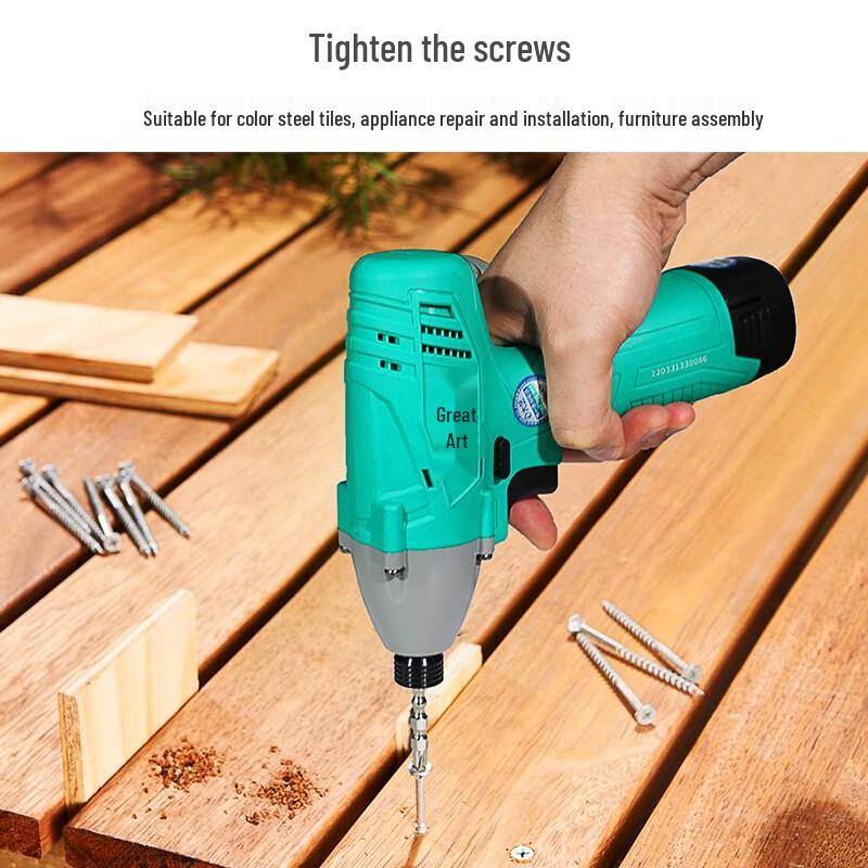 DAYI Cordless Drill/Driver Kit CN Plug (adapter Included)
