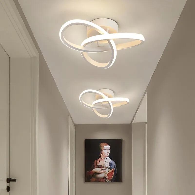 Moderné LED stropné svietidlá do chodby Nordic 3 farby LED povrchová montáž AC 220V pre spálňu obývaciu izbu svetlo do chodby balkónové svetlo