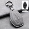 Leather Car Key Case Cover Shell for Chery Jetour DASHING X-1 Plus DTC 2022 2023 2024 X70 PLUS Coupe X90 PLUS X70S X95 Keychain