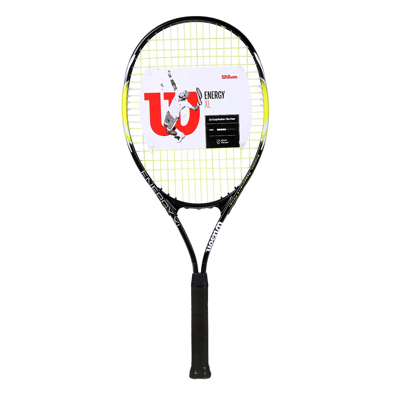 

Жесткая теннисная ракетка Wilson для начинающих ENERGY XL Grip Size 2 ЖЕЛТАЯ WRT311600 Wilson [Gut tensioned]