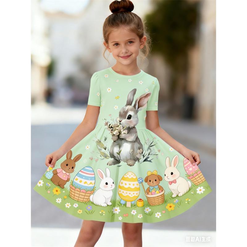 Mode Enfant Été Robes Décontractées Filles Robe de Fête Été Enfants Princesse Tenue de Plage Robe de Nuit Décontractée