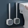 No Blind Spots Toilet Brush, Household Bathroom Wall Mounted Set, Toilet Washing Brush, Magic Tool for Cleaning Silicone Toilet Brush