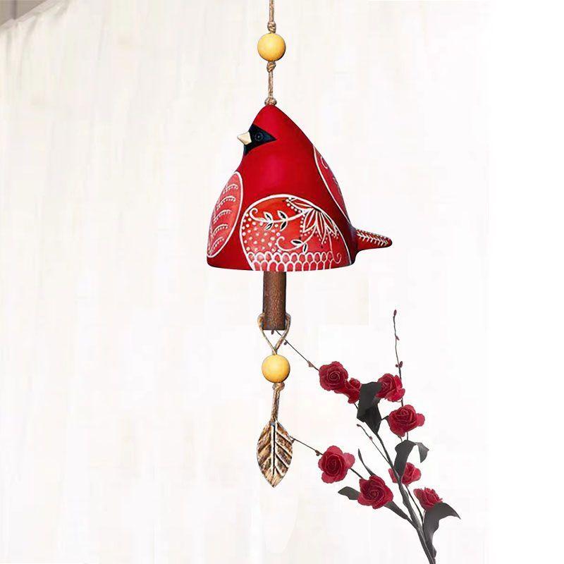 Ceramic wind chimes auspicious hanging decoration Chinese wind chimes creative home birthday gift