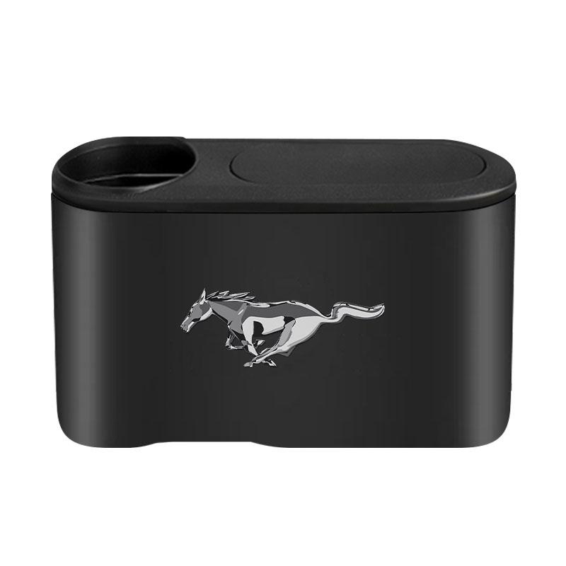 

новый Подвесной Автомобильный Мусорный Бак Авто Эмблема Коробка для Мусора Аксессуары Для Ford Focus Mk2 Mk3 Fiesta Ranger Mondeo S-MAX Kuga Mustang Mustang