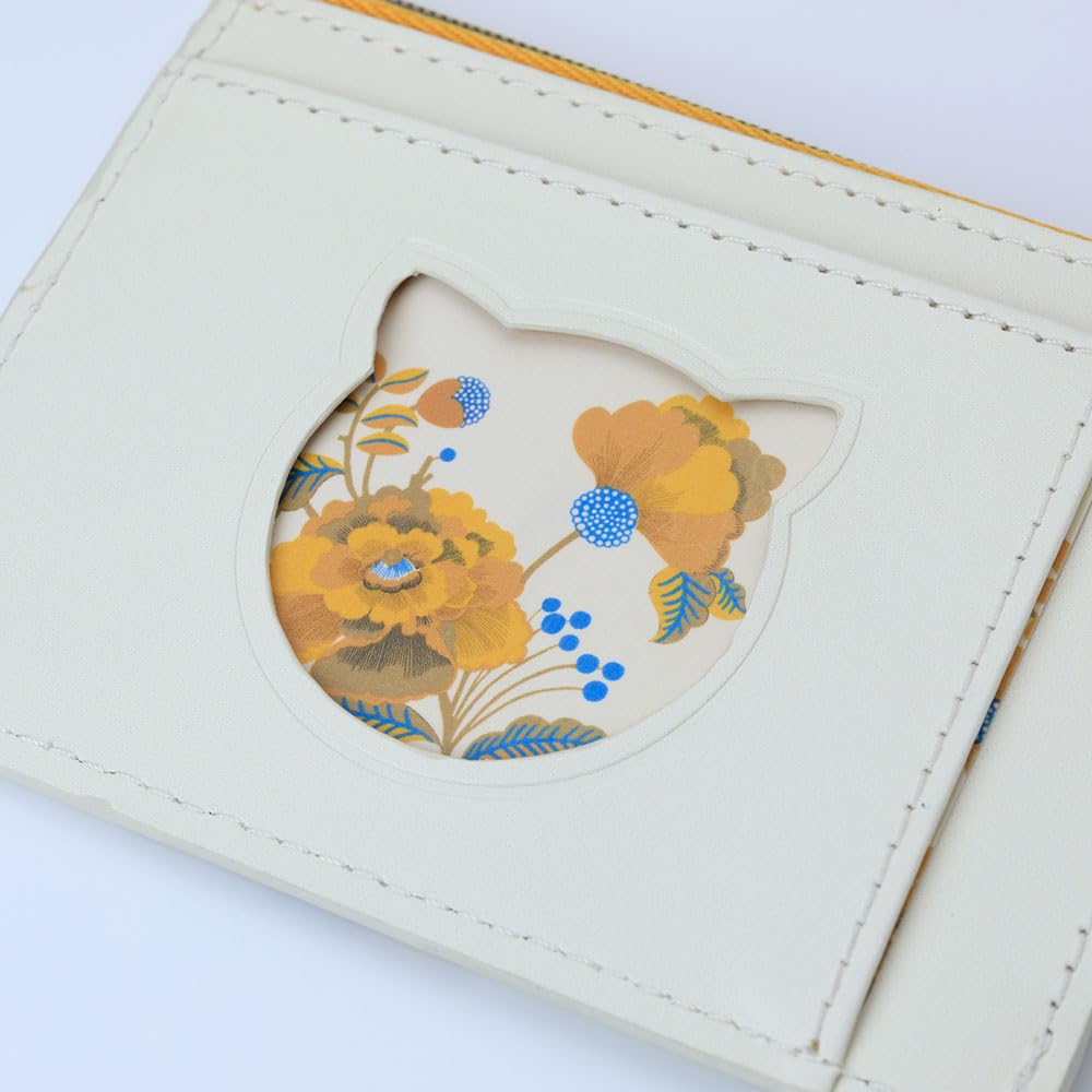 Paul & Joe La Puppetry Marks Folk Flower Pass Case PAJ-PAC15-IV