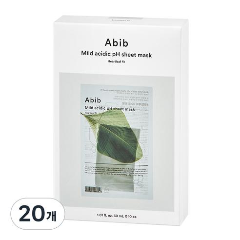 Abib Mild Acidic pH Sheet Mask Heartleaf Fit (30ml x 20) 20