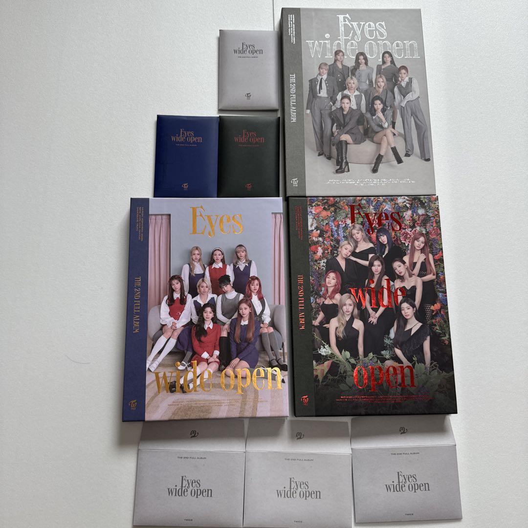 

[USED] Twice Eyes Wide Open 3 types set