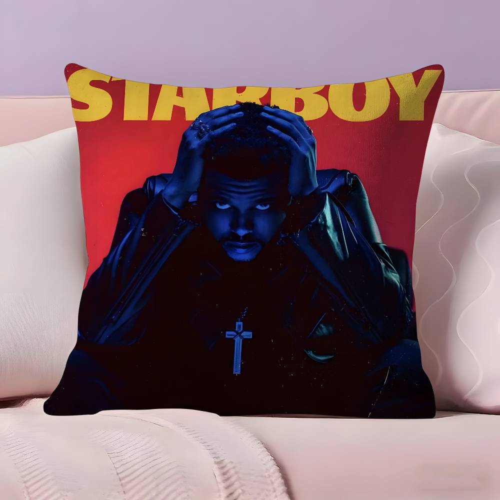 

Singer Album T-The W-Weeknd Pillow Case Pillowcase Ultra Soft Skin Friendly Fabric Cloud Like Comfort & Concealed Zipper 16x16Inch