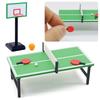 1/12 Doll Basketball Hoop Scene Model Mini Ping Pong Table Funny Doll House Sport Equipment Gift