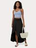 Chic Summer Women's Irregular Drape A-line Long Skirt - European & American Fashion