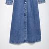2025 Spring Women's European & American Style Long Denim Dress