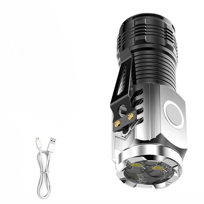 Long Lasting Rechargeable Lamps Work Light Mini Led Flashlight High Power Rechargeable Flashlights Searchlight Torch Lamp Lights