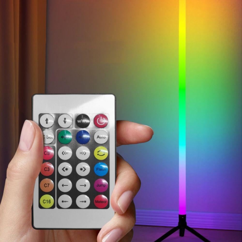 Color Changing RGB Floor Lamp Remote Control Bluetooth APP Control Atmosphere Light USB Power Dimmable Standing Light