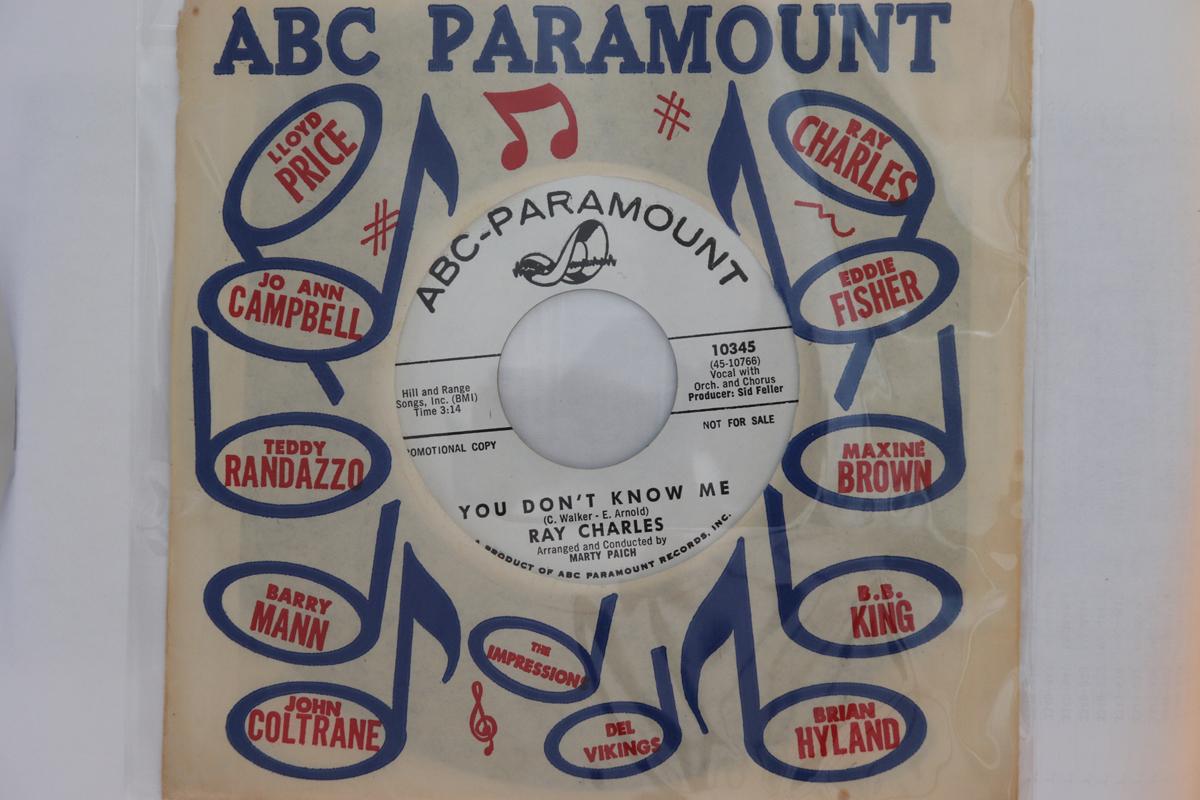 

7inch Record RAY CHARLES - You Don t Know Me / Careless Love 4510345 ABC-Paramount 1962 US Soul/Funk Used
