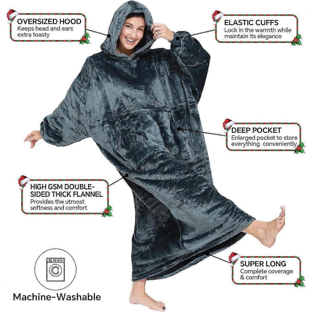 Sweatshirt, Oversized Wearable Blanket, Women's Blanket Jumper, Giant Hoodie, Super Soft and Warm Flannel Blanket