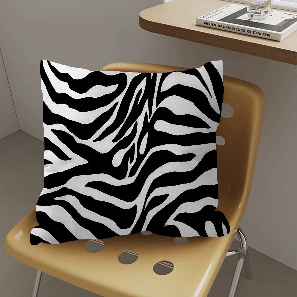 Bedruckter Zebra-Kunst-Kissenbezug Sofakissenbezug Heimzimmerdekoration Kindergeschenk