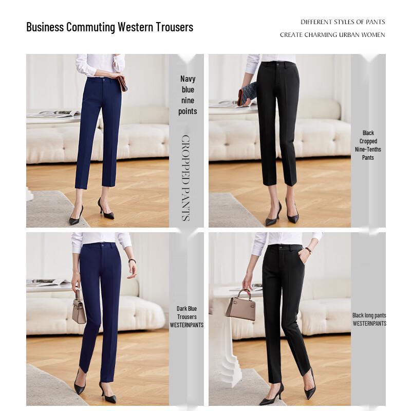 Women's Wrinkle-Resistant Professional Suit Pants