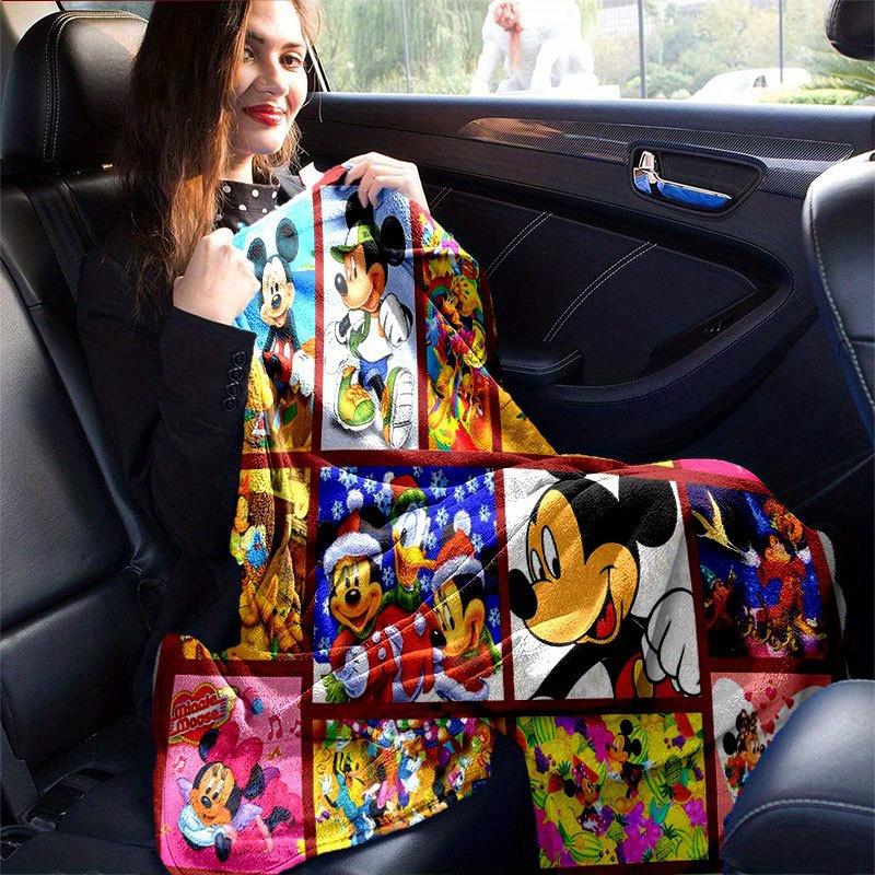 Coperta Cartone Animato di Topolino e Minnie: Adorabile, Caldo e Perfetto per la Decorazione della Casa Soggiorno, Viaggio e Tutte le Stagioni
