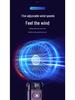 Silent Dual-Use Handheld Mini Fan with USB Charging & Long Battery Life